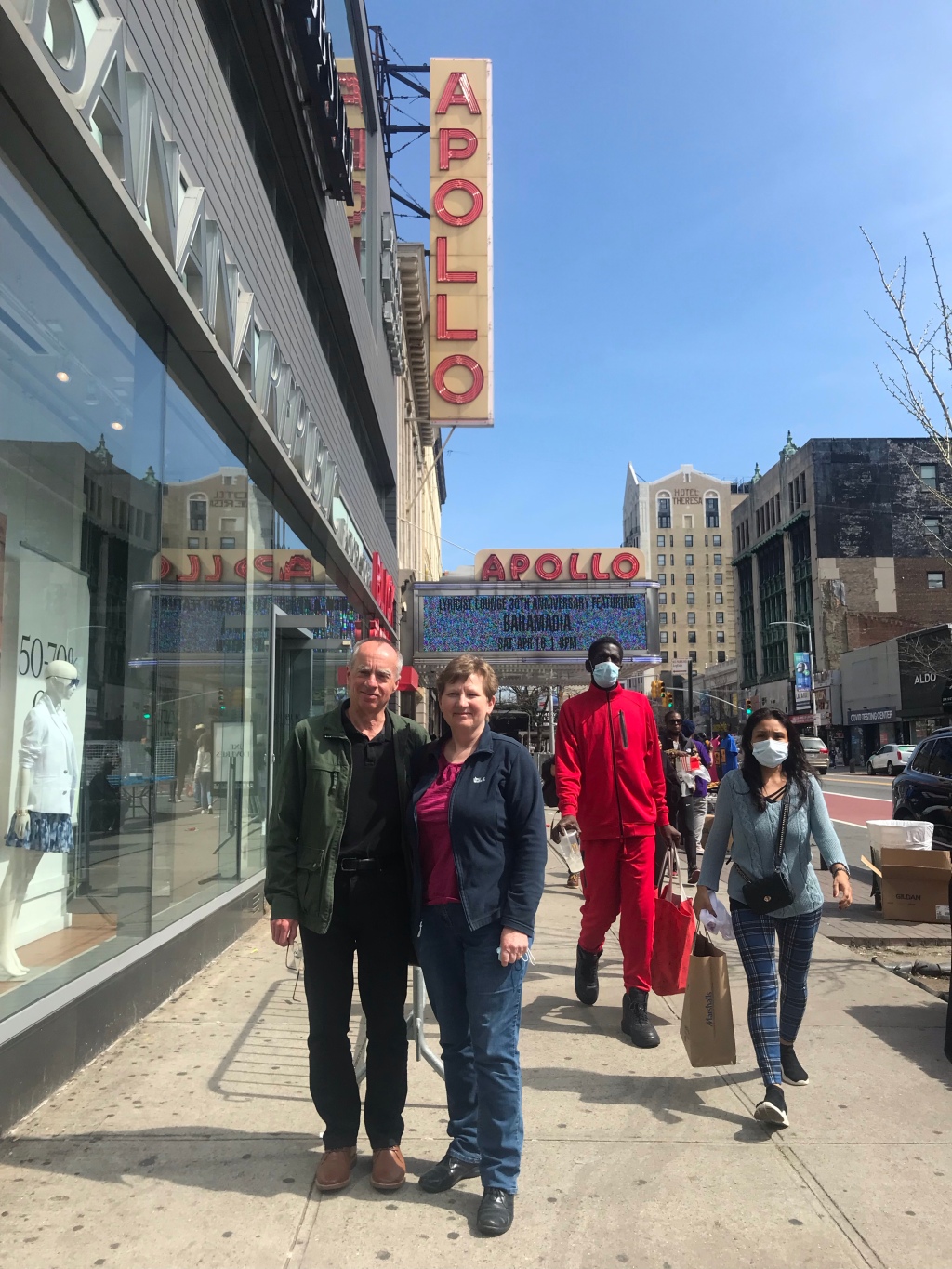 Two visits to the Apollo Theater, Harlem
